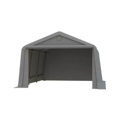 Гаражная палатка 3,6 м x 4,7 м РЕ, серый, эконом