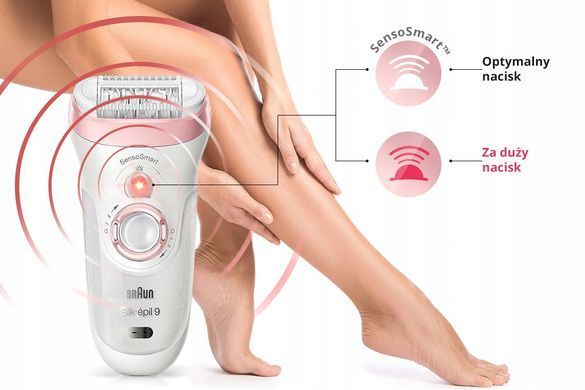 2x эпилятор BRAUN Silk-epil 9 Sensosmart для лица + SPA + лицо + бритва