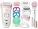 2x эпилятор BRAUN Silk-epil 9 Sensosmart для лица + SPA + лицо + бритва