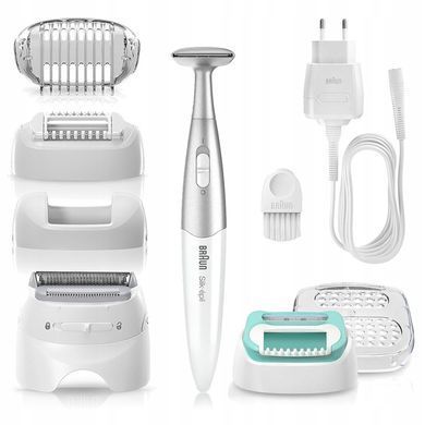 Эпилятор Braun Silk-epil 5 SensoSmart + женская бритва + триммер для бикини 4-в-1