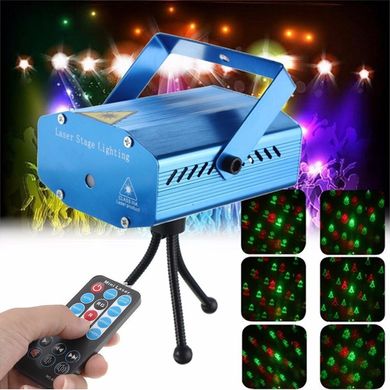 Лазерный проектор с рождественскими узорами
