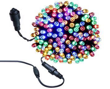 Новорічна гірлянда 100 LED, 8 M, Різнокольорова, кабель 2,2 мм