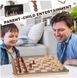 Классические деревянные шахматы Wooden Chess в складном кейсе