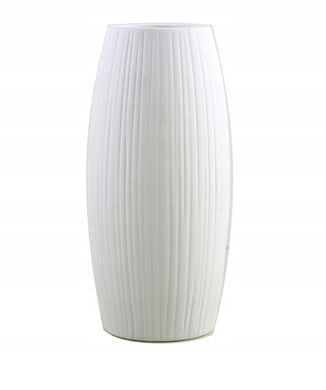 Висока ваза з білої порцеляни