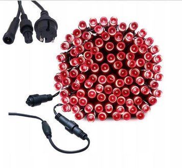Новорічна гірлянда 8 м 100 LED (Червоний колір)