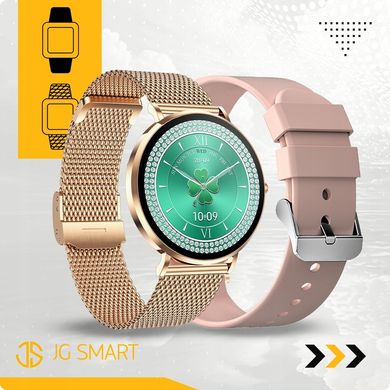 JG Smart JGR-T8 Pro Slim Smartwatch Женские умные часы золотистые