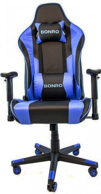 Кресло геймерское Bonro 2011-А синее (40700005)