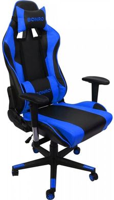 Крісло геймерське Bonro 2011-А синє (40700005)