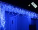 Новогодняя гирлянда Бахрома 300 LED, Голубой свет 12 м + Пульт - 2