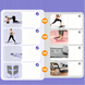 Набір для пілатесу Pilates Reformer 7в1, багатофункціональна дошка для тренувань, фіолетовий